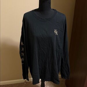 Limited Edition Black&Gold Men’s Nike Los Angeles LA King James Long Sleeve Tee